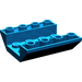 LEGO Blau Steigung 4 x 4 (45°) Doppelt Invertiert mit Open Center (2 Löcher) (4854 / 72454)