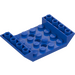 LEGO Blue Slope 4 x 6 (45°) Double Inverted with Open Center with 3 Holes (60219)