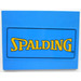 LEGO Blue Slope 6 x 8 (10°) with &#039;SPALDING&#039; Sticker (4515)