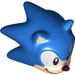 LEGO Blu Sonic the Hedgehog Testa con Carne Viso con Sorriso to Destra (83492)