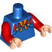LEGO Blauw Stinky Pete Torso (973 / 76382)