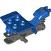 LEGO Blau Three-wheeled Motor Cycle Körper mit Dark Stone Grau Chassis (15821 / 76040)