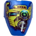 LEGO Blue Throwbot Visor with Scuba Pattern (32169)