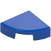 LEGO Blue Tile 1 x 1 Quarter Circle (25269)