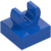 LEGO Bleu Tuile 1 x 1 avec Clip (Surélevé &quot;C&quot;) (15712 / 44842)