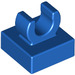 LEGO Blau Fliese 1 x 1 mit Clip (Erhöhtes &quot;C&quot;) (15712 / 44842)