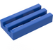 LEGO Blue Tile 1 x 2 Grille (without Bottom Groove) (2412)