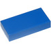 LEGO Blue Tile 1 x 2 without Groove (3069)
