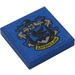 LEGO Blue Tile 2 x 2 with Ravenclaw Crest Sticker with Groove (3068)