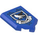 LEGO Blue Tile 2 x 3 Pentagonal with HP &#039;RAVENCLAW&#039; House Crest Sticker (22385)