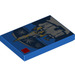 LEGO Bleu Tuile 2 x 3 avec Disney Castle Set Boîte (26603 / 60580)