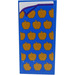 LEGO Blue Tile 2 x 4 with Bedspread with Gold Apples Sticker (87079)