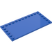 LEGO Blue Tile 6 x 12 with Studs on 3 Edges (6178)