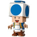 LEGO Azul Toad con Winking Cara Minifigura