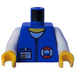 LEGO Bleu Torse avec Bleu Vest et ID Card et Life Garder Modèle (973)