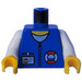 LEGO Bleu Torse avec Bleu Gilet et Carte d&#039;identité et Life Gardien Paterne (973 / 73403)