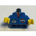 LEGO Blue Torso with Coast Guard Logo, Name Tag and Red Tie (973)