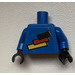 LEGO Blue Torso with German Flag and Variable Number on Back (973)