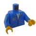 LEGO Blue Torso with Three Pockets on Jacket (973 / 76382)