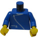 LEGO Bleu Town Torse avec Incurvé Zipper (973)