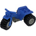 LEGO Blue Tricycle with Dark Gray Chassis and Light Gray Wheels