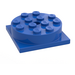 LEGO Blue Turntable 4 x 4 Base with Same Color Top (73603 / 85753)