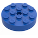 LEGO Blauw Draaischijf 4 x 4 Top (Niet-vergrendelend) (3404)