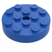 LEGO Blauw Turntable 4 x 4 Top (Niet-vergrendelend) (3404)