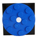 LEGO Blu Turntable 4 x 4 x 0.667 with Black Locking Base