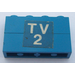 LEGO Blue TV 2 Stickered Assembly