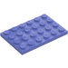 LEGO Blue Violet Plate 4 x 6 (3032)