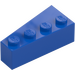 LEGO Blauw Wig Steen 2 x 4 Rechts (41767)