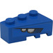 LEGO Blue Wedge Brick 3 x 2 Left with Headlights Sticker (6565)