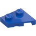 LEGO Blue Wedge Plate 2 x 2 Wing Left (24299)