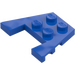 LEGO Blau Keil Platte 3 x 4 mit Noppenkerben (28842 / 48183)