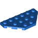 LEGO Blue Wedge Plate 3 x 6 with 45º Corners (2419 / 43127)