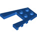 LEGO Blau Keil Platte 4 x 4 mit 2 x 2 Ausgeschnitten (41822 / 43719)