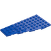 LEGO Blue Wedge Plate 6 x 12 Wing Left (3632 / 30355)