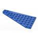 LEGO Blue Wedge Plate 7 x 12 Wing Right (3585)