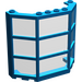 LEGO Blauw Venster Bay 3 x 8 x 6 met Clear Glas (30185 / 76029)