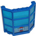 LEGO Blau Fenster Bay 3 x 8 x 6 mit Transparent Dark Blau Glas mit Life Ring (30185)