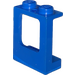 LEGO Blue Window Frame 1 x 2 x 2 (Plane) with 2 Holes in Bottom (2377)