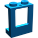 LEGO Bleu Fenêtre Cadre 1 x 2 x 2 avec 2 trous en bas (2377)
