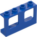 LEGO Blue Window Frame 1 x 4 x 2 with Hollow Studs (61345)