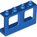 LEGO Blue Window Frame 1 x 4 x 2 with Hollow Studs (61345)