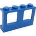 LEGO Blauw Venster Kader 1 x 4 x 2 met volle noppen (4863)