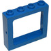 LEGO Blauw Venster Kader 1 x 4 x 3 Verzonken Studs (4033)