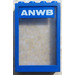 LEGO Blue Window Frame 1 x 4 x 5 with Fixed Glass with &#039;ANWB&#039; Sticker