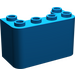 LEGO Blauw Voorruit 2 x 4 x 2 (4594 / 35160)