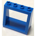 LEGO Blue Windscreen 2 x 4 x 3 with Recessed Solid Studs (2352)